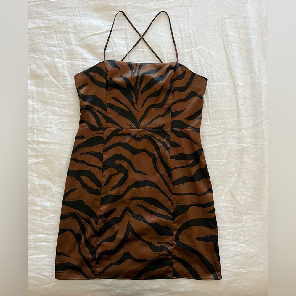 TopShop Mini Satin Dress
